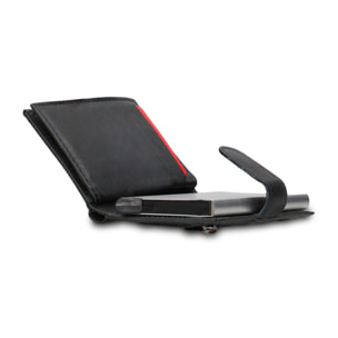 Portafoglio uomo in vera pelle - Modello Astor Prime - Casual - 7.5 x 10.0 x 2.0 cm