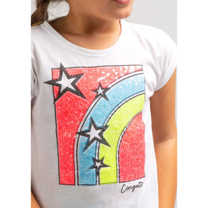 Camiseta de Niña Arcoiris