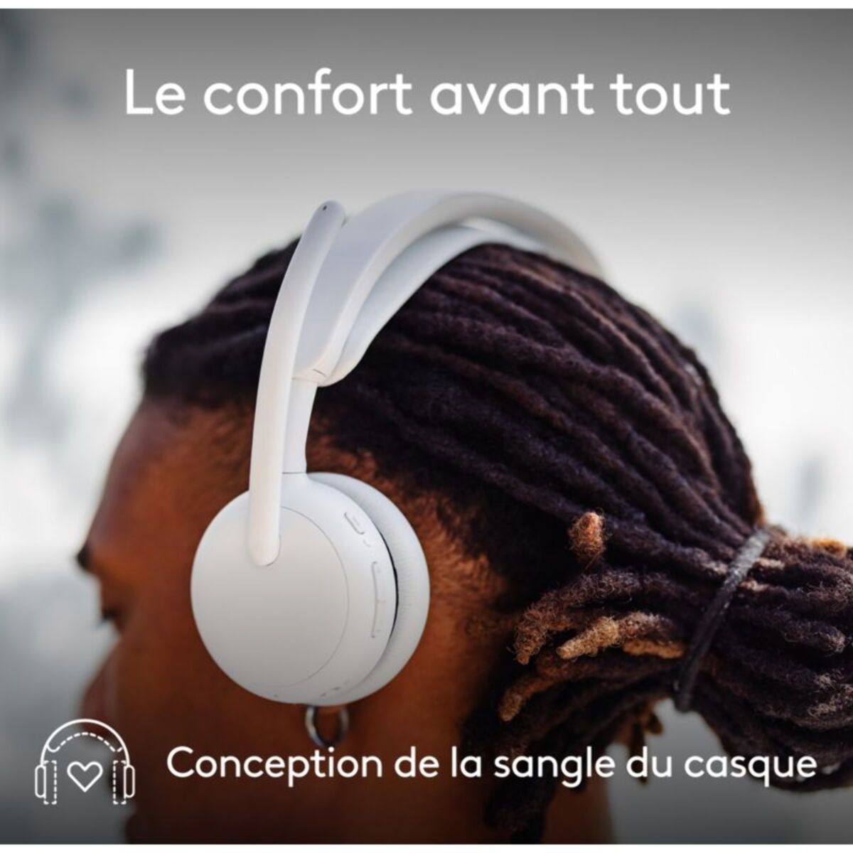 Micro-casque LOGITECH Zone Wireless 2 OFF WHITE