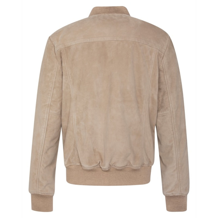 LC300SUEDE BOMBER JACKETSchott NYC P/EBEIGE