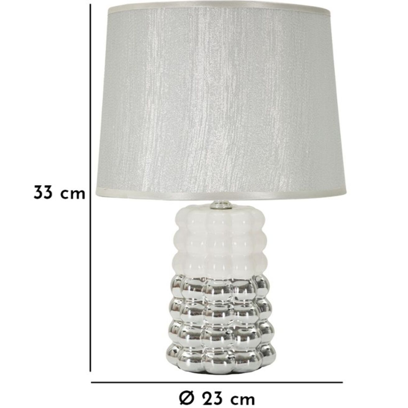 LAMPADA DA TAVOLO LACE CM Ø 23X33
