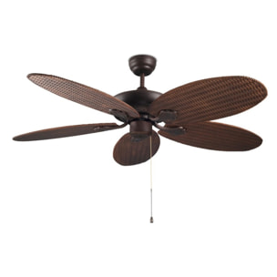 Ventilador IP23 Phuket Marrón cobrizo Marrón