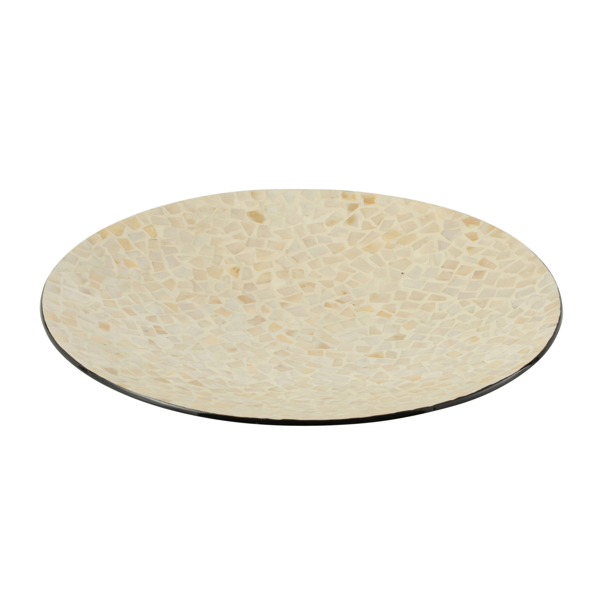 J-Line plateau Nuye - carton - crème