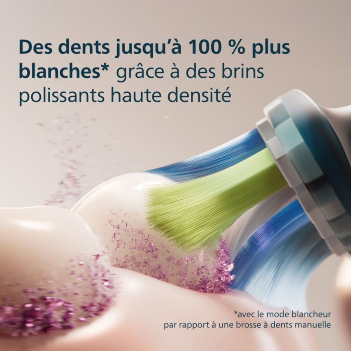 Brossette dentaire PHILIPS Sonicare lot de 2 -  HX9042/88 black Premium Plaque Defence C3