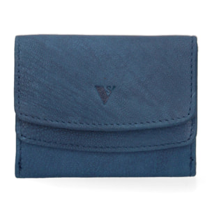 Portafoglio da uomo In Vera pelle Made in Italy 9x7,5x2 cm