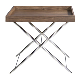 Mesita de rincón Angel Cerda de nogal 61x48x51cm