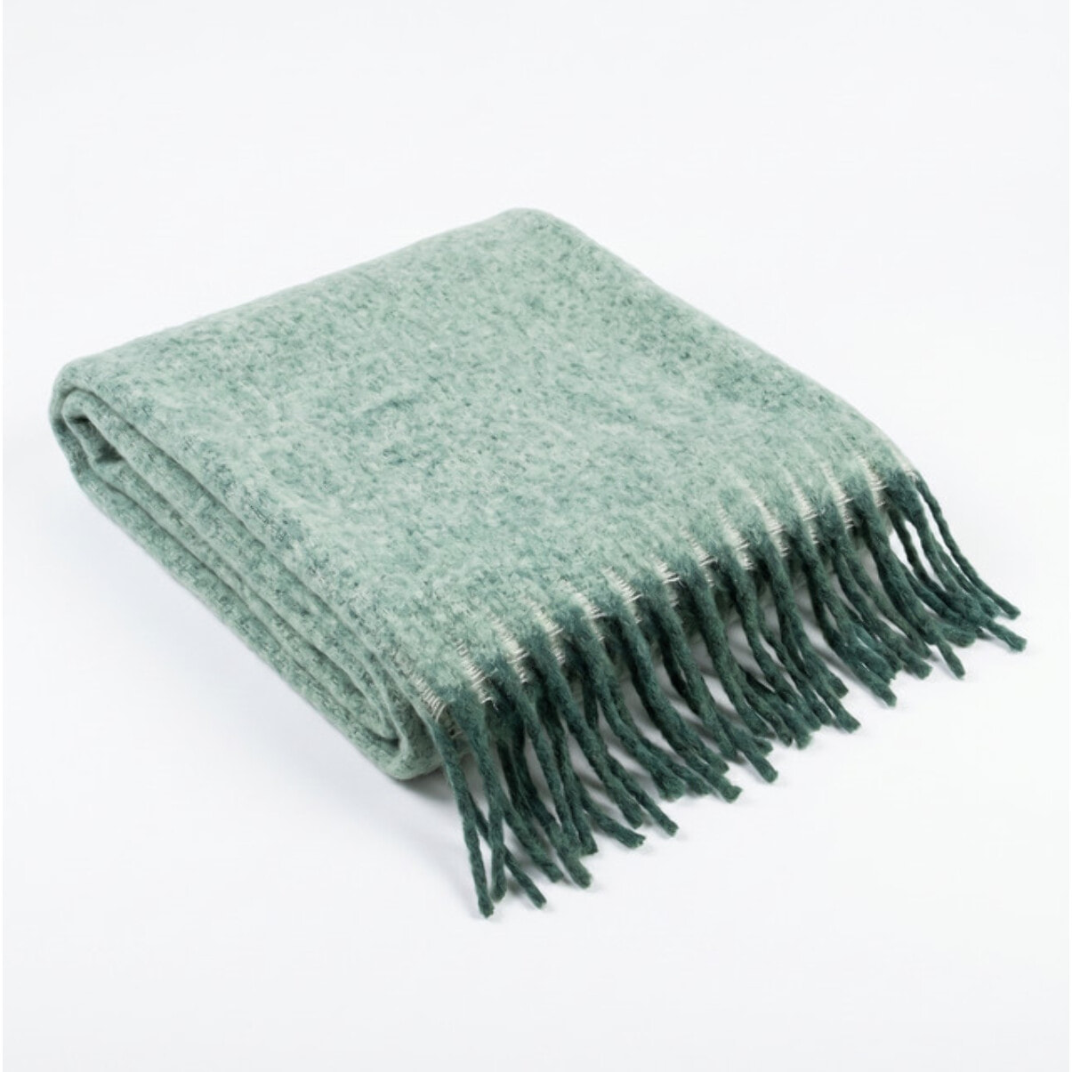 Plaid in poliestere - Verde chiaro/Verde scuro