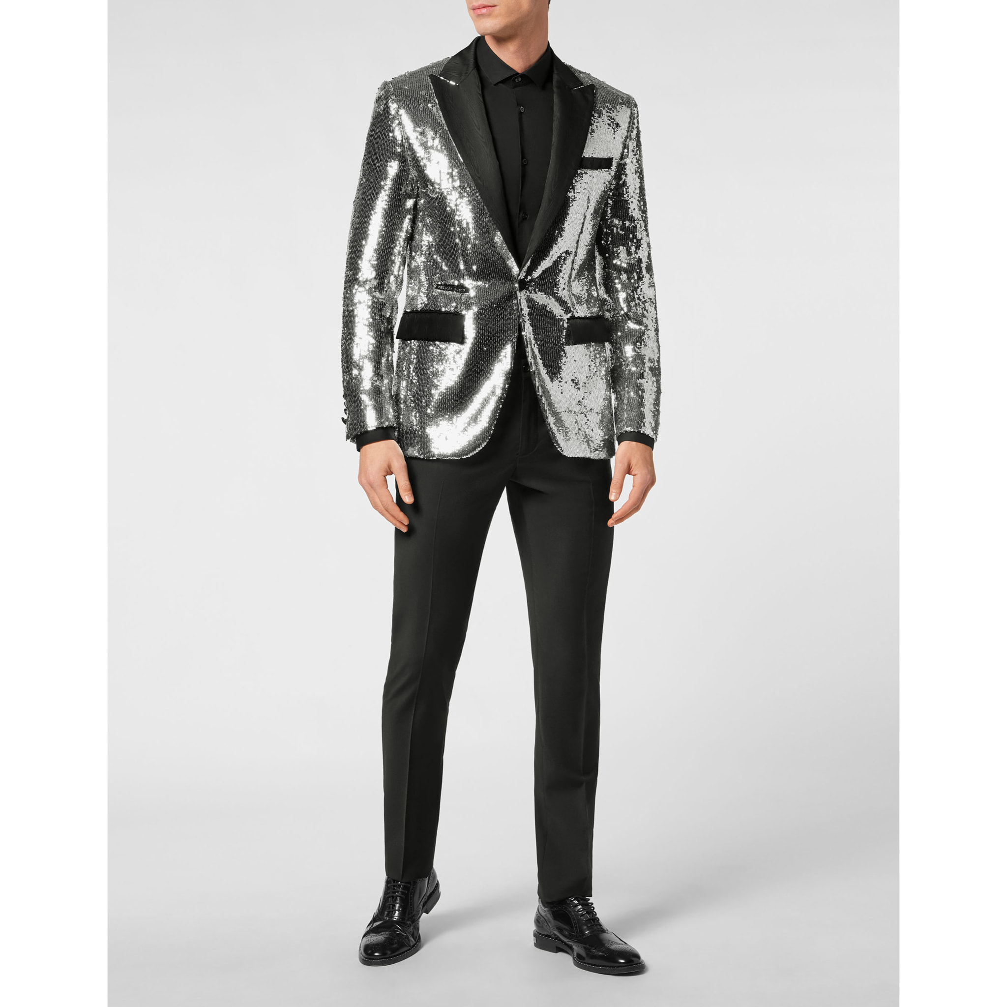 PHILIPP PLEIN One-Button Blazer Slim Fit