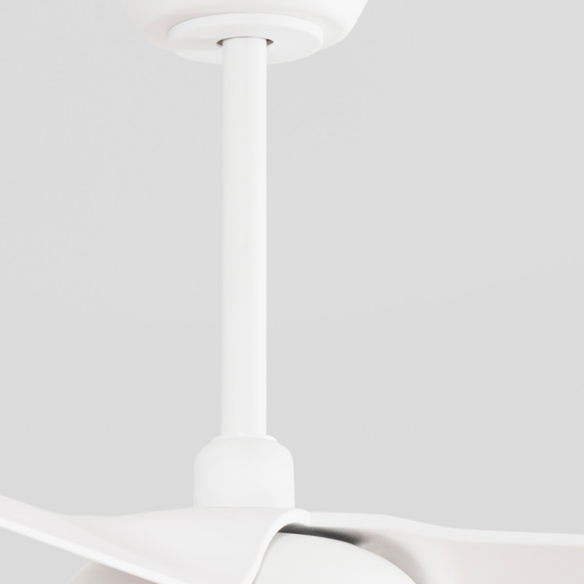 Forlight - Ventilador SFERA Acero, PMMA Blanco, OPAL