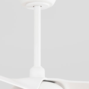 Forlight - Ventilador SFERA Acero, PMMA Blanco, OPAL