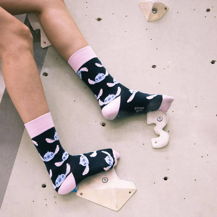 Set de 3 Calcetines con diseño de Stitch azules