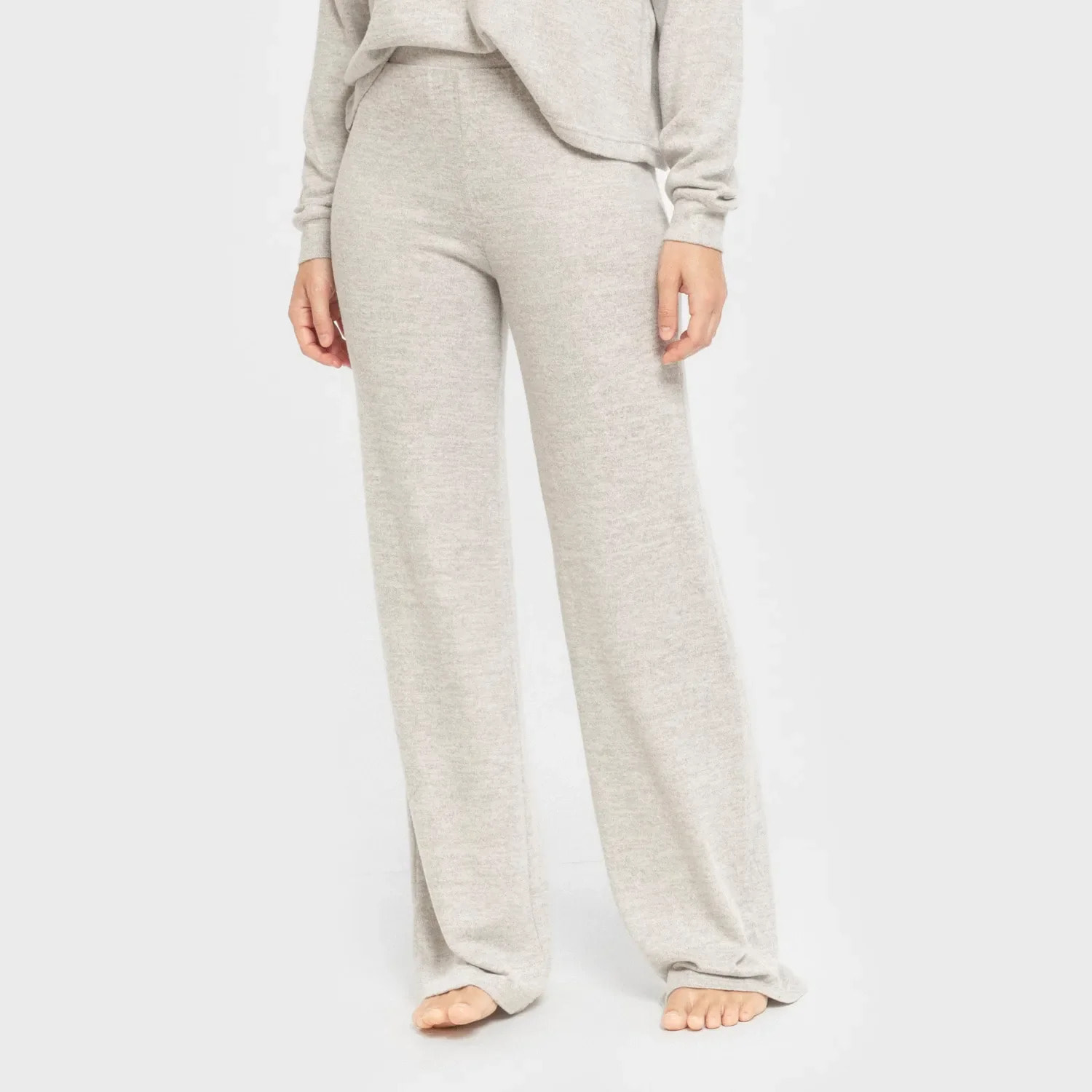 Pijama angorina liso gris
