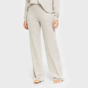 Pijama angorina liso gris