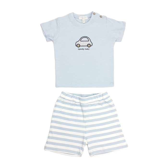 COMPLETO TSHIRT E SHORT RIGHE