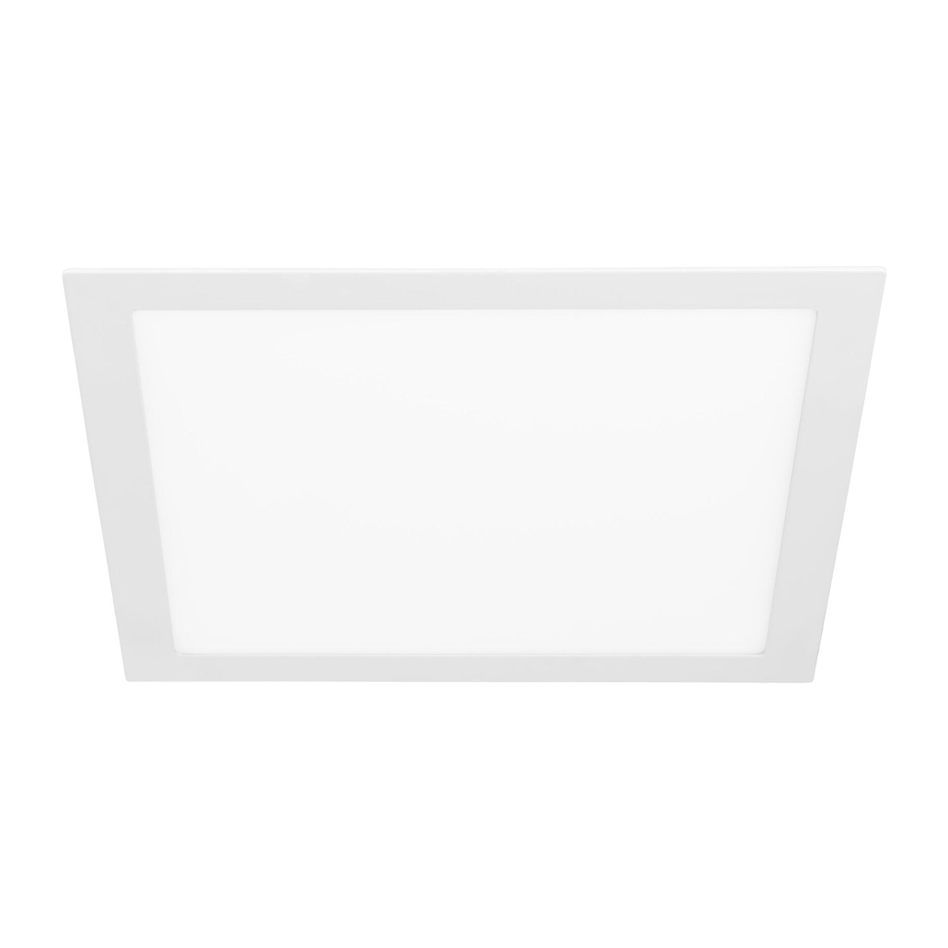 FORLIGHT Easy Square downlight cuadrado con luz led blanco neutro 4000K en color blanco