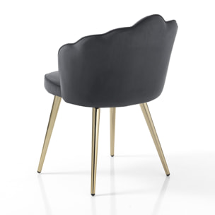 ORESTELUCHETTA set 4 sedie LINNY GREY