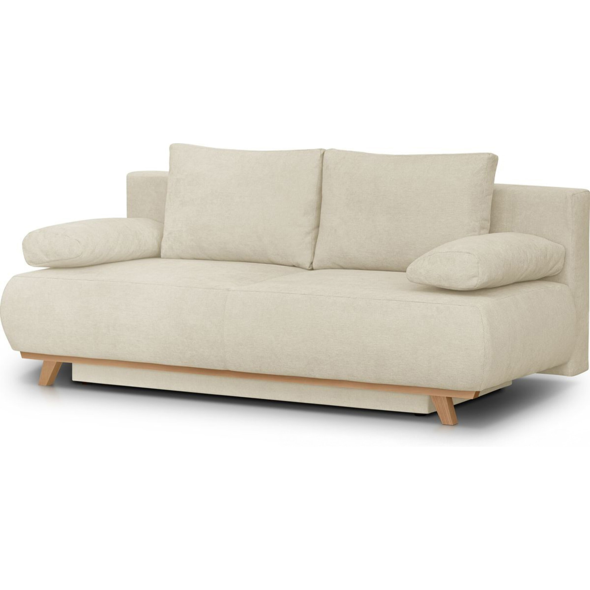 Canapé convertible 3 places en tissu chenille - LARIA