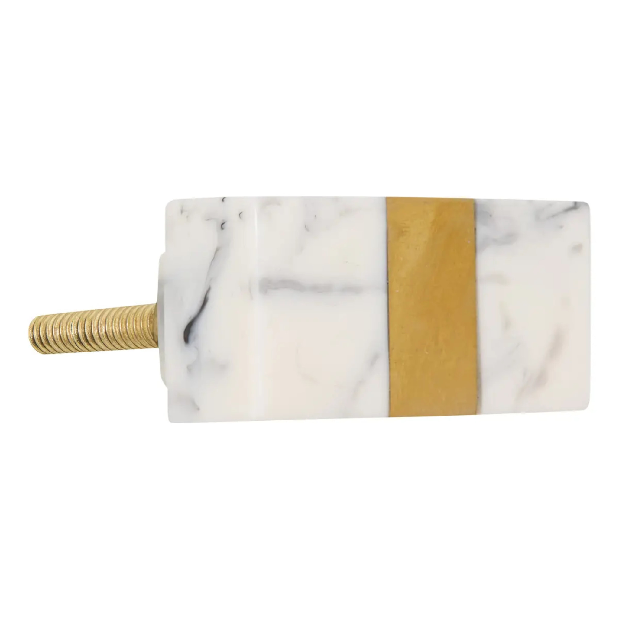 Lot de 2 boutons de meuble Rosa effet marbre