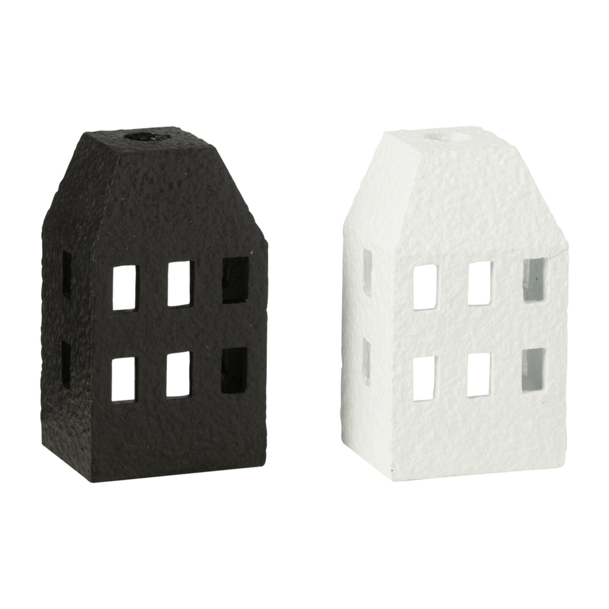 J-Line chandelier Maison - ciment - noir/blanc - 2 pcs