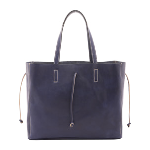 Borsa a spalla  unisex In Vera pelle Made in Italy 30x16x23 cm