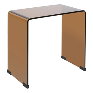 lot de 2 tables gigognes rectangulaires Lénia ambre