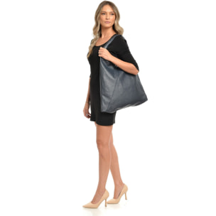 Borsa a tracolla Anna Luchini Blu