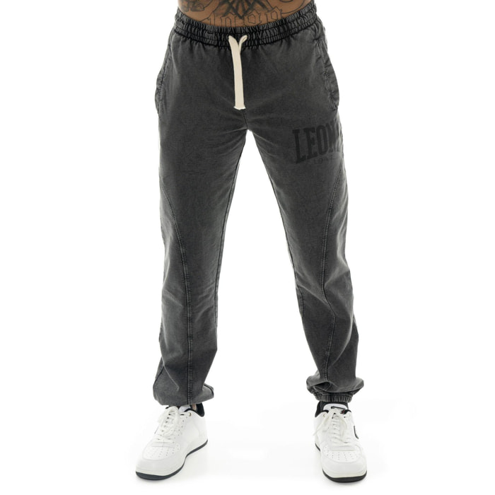 Pantalón de hombre sin percha en tejido Leone Old Wash