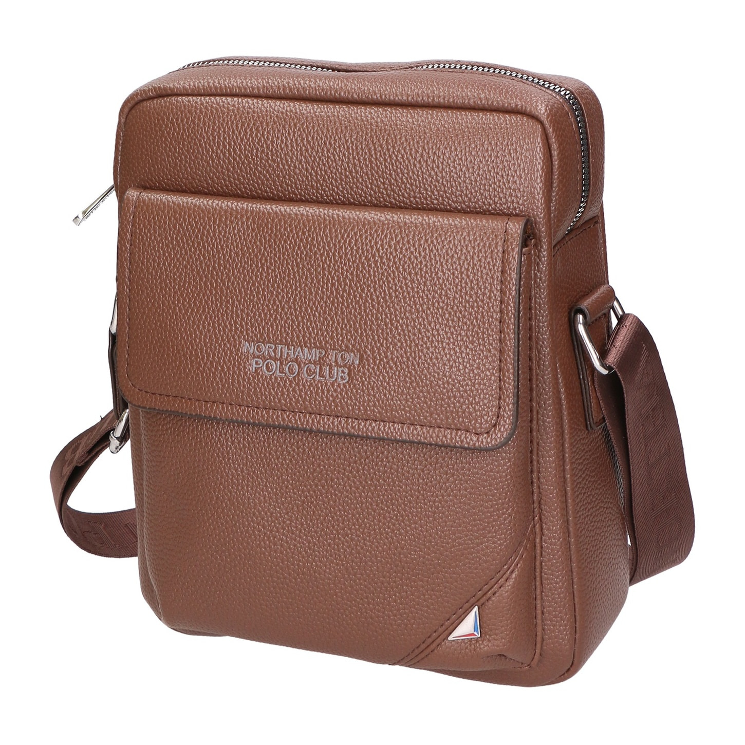 Borsa a tracolla uomo - Modello False - 100% pelle PU - 20.0 x 24.0 x 6.0 cm
