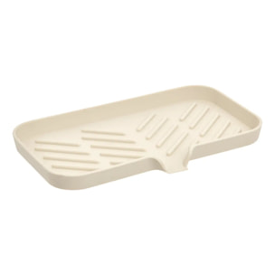 Tapis pour évier Sileo beige 24x15cm