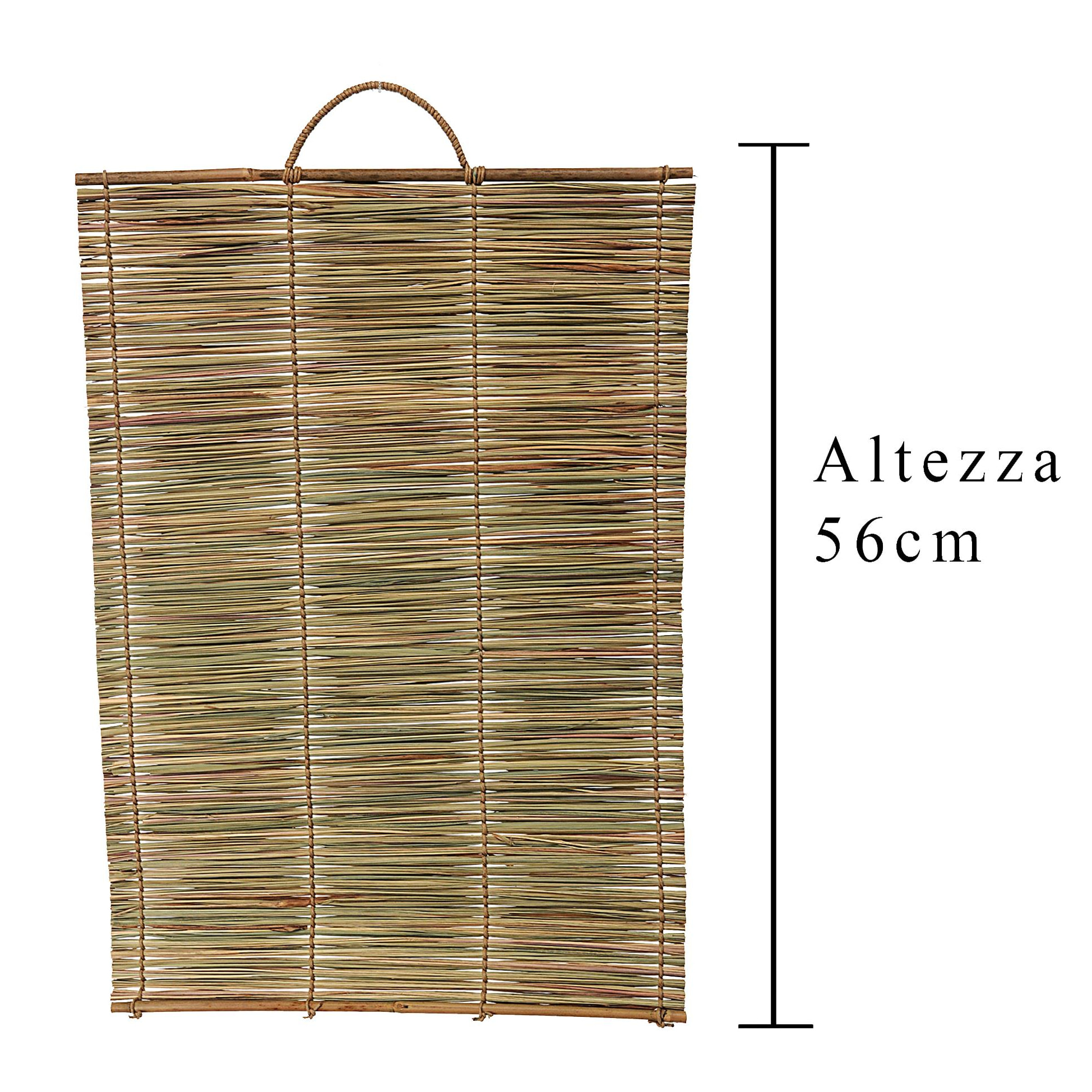 Stuoia In Rattan. Misure 40 X 56 Cm - Pezzi 6 - 40X56X1cm - Colore: Altro - Bianchi Dino - Cesteria