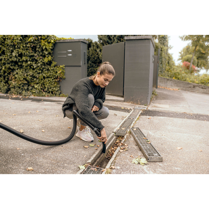 Aspirateur eau et poussière Karcher WD 4 S V-20/5/22 - Puissance 1000W- Capacité 20L- Cuve inox- Flexible 5m- Position parking