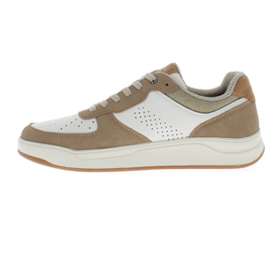 Armata di Mare Scarpe Uomo Sneakers Basse Stringate con Soletta Rimovibile in Memory Foam AMU S25N719 Beige Off White