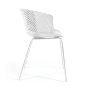 Silla 100% de exterior Yeray blanco