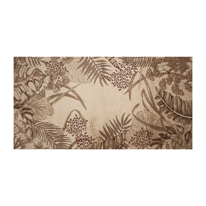 TAPPETO ARREDO DIS. AMAZZONIA CAMOSCIO MIS. 140X200 CM CON ANTISCIVOLO