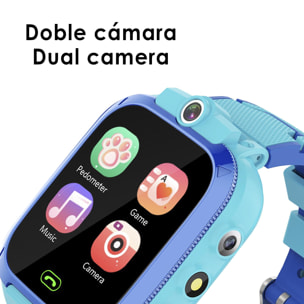 Smartwatch infantil S27 music & game. Doble cámara de fotos y video.