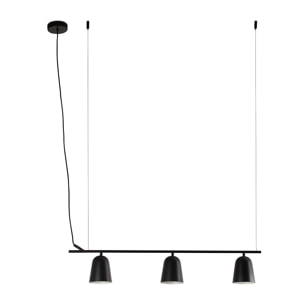 STUDIO Lineal Lampe suspension linéaire noire