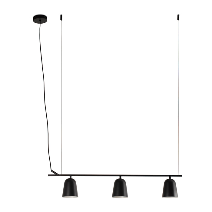 STUDIO Lineal Lampe suspension linéaire noire