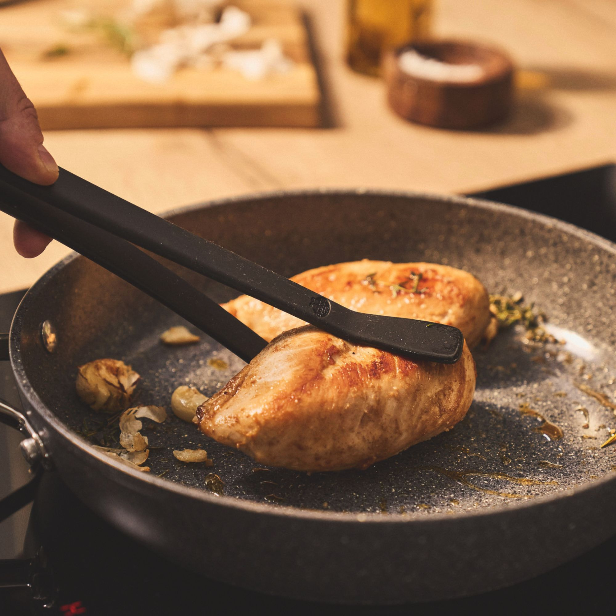 Poêle, 32 cm, Aluminium, Revêtement antiadhésif en céramique renforcée en titane