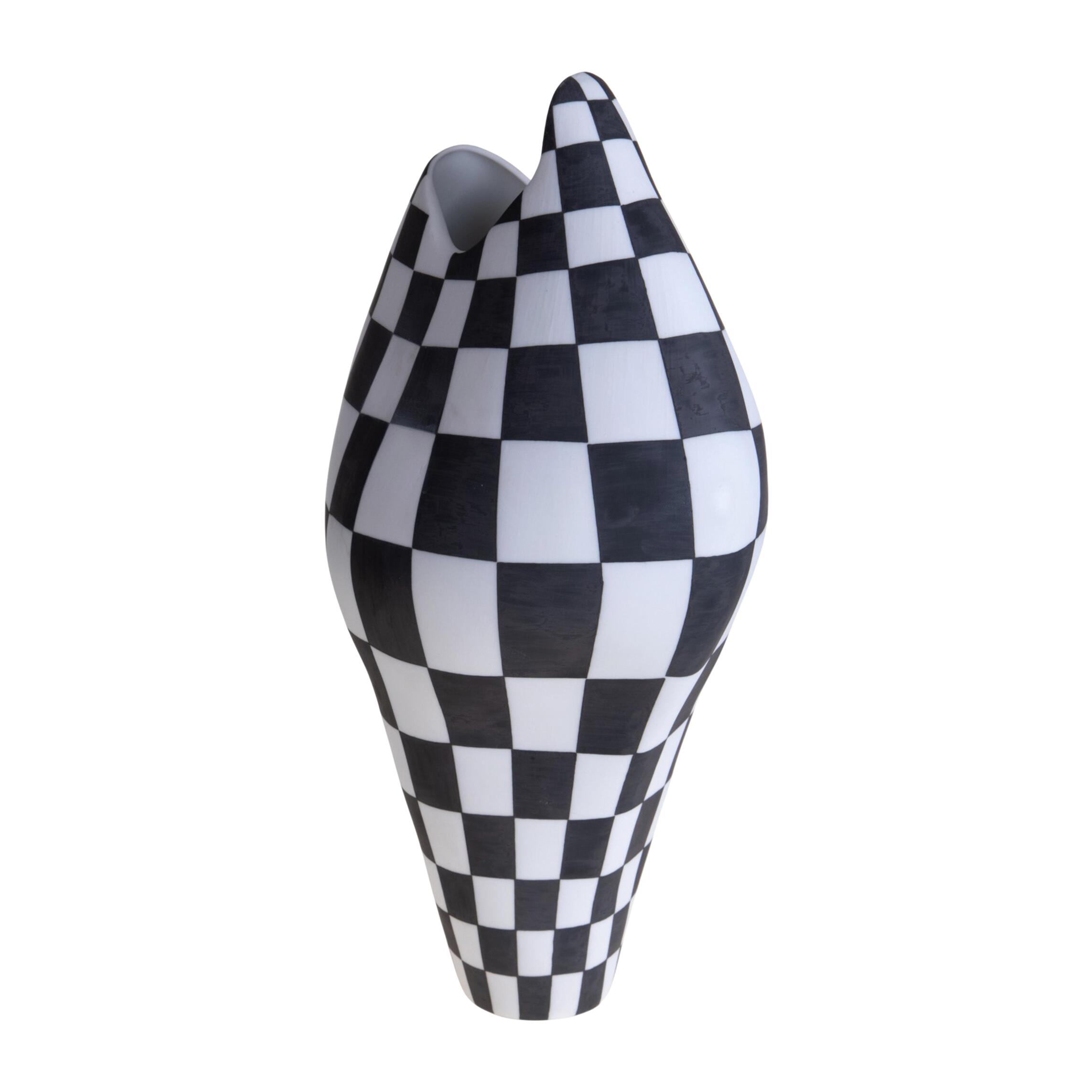 Vasi con scacchi - 28xH54,5x23cm - Pezzi 1 - Bianchi Dino SpA