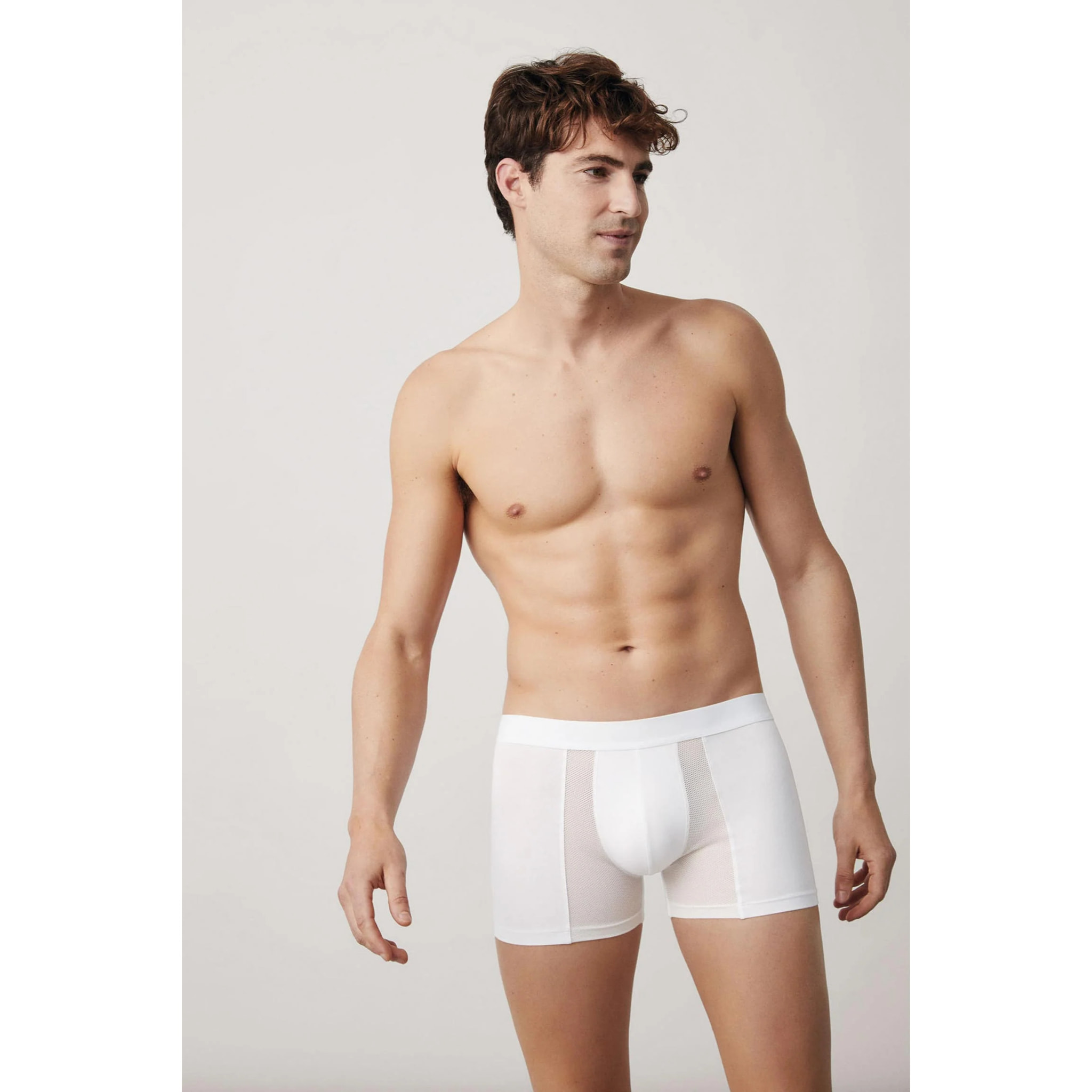 Boxer bianchi traspiranti