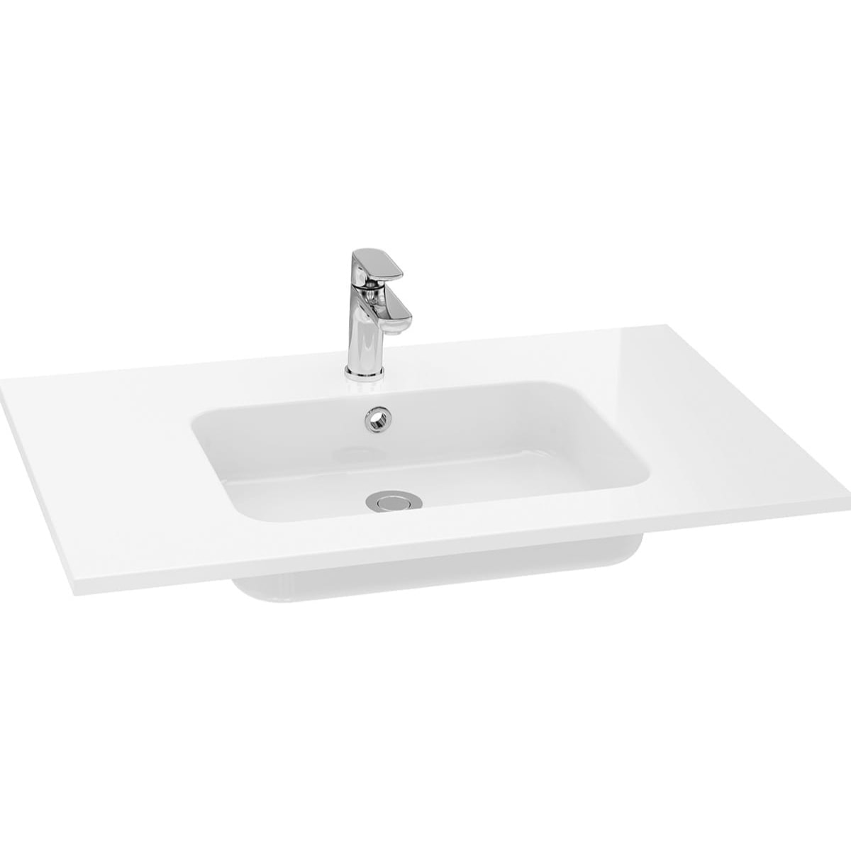 Meuble salle de bain double vasque 2 tiroirs - SOHO