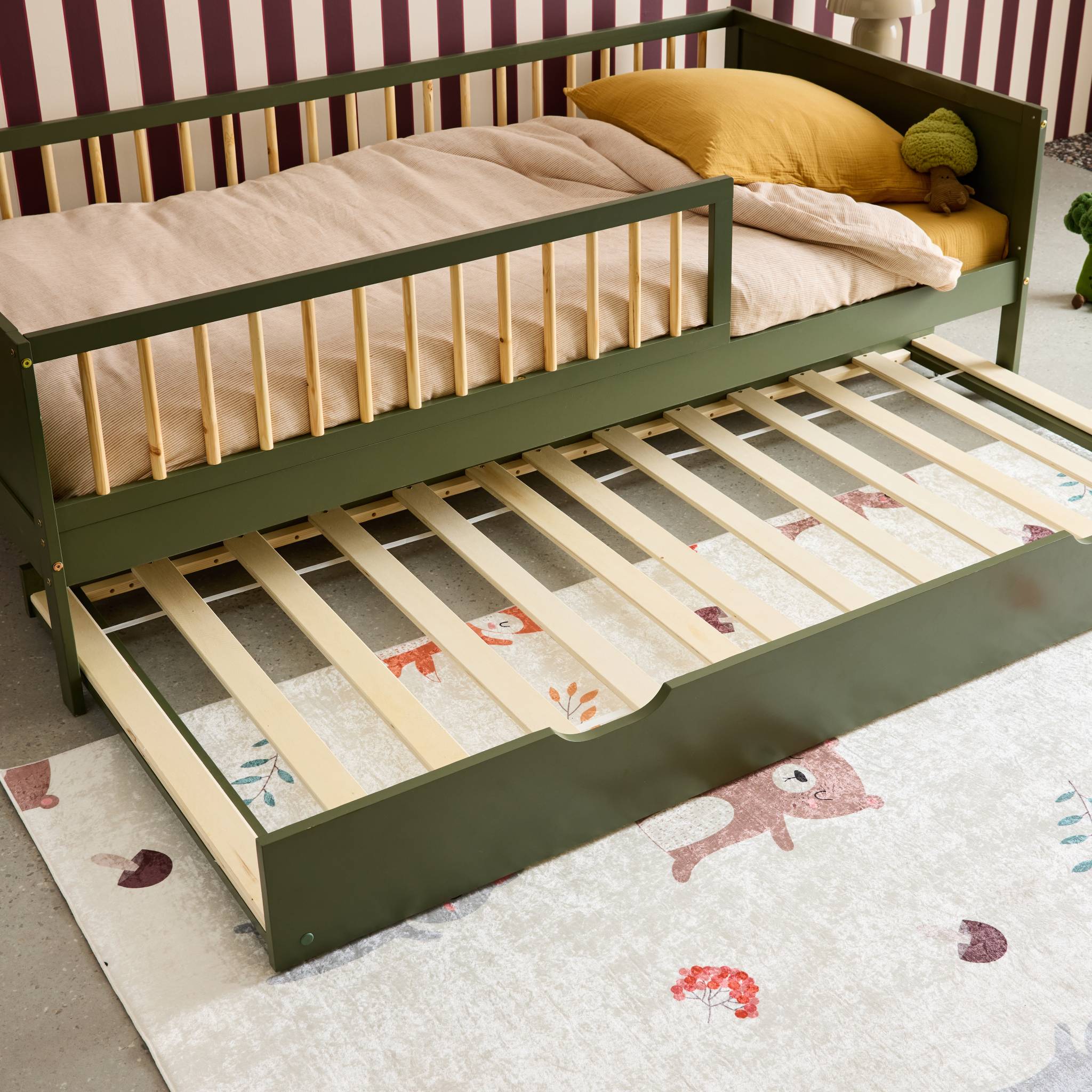 Tiroir lit enfant bois de pin  TIROIR LIT 190X94 CM
