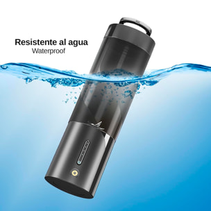 Batidora portátil HD-08 de 450 ml con potente motor de 240W, con batería recargable de 4000mAh.
