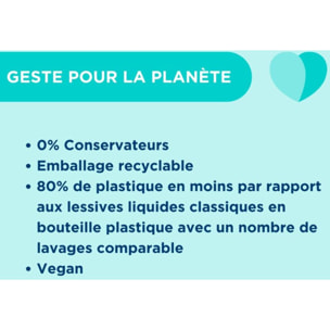 Lessive DR BECKMANN en feuilles L'essentielle x80