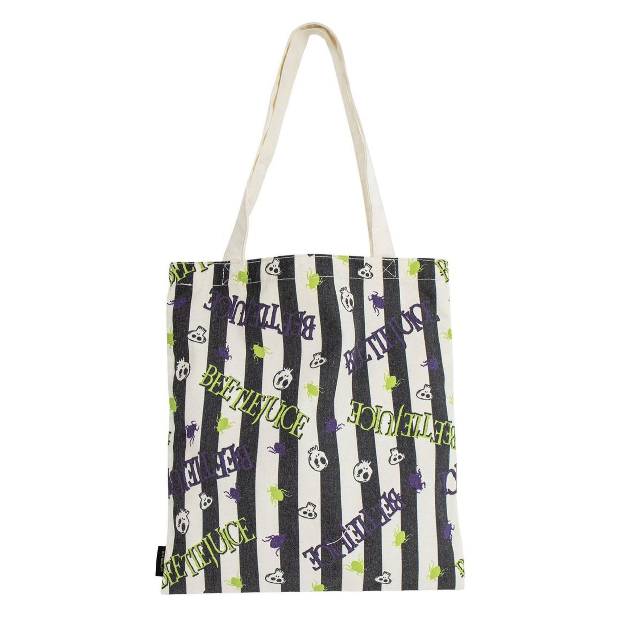 Bolsa shopping beetlejuice, unisex adulto, multicolor, estándar