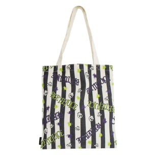 Bolsa shopping beetlejuice, unisex adulto, multicolor, estándar