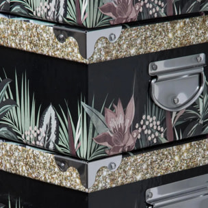 6 Boites Coins en Métal  Lady Jungle