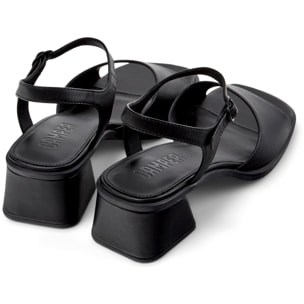 Sandalias - CAMPER Kora Sandal - Negro - Cuero liso