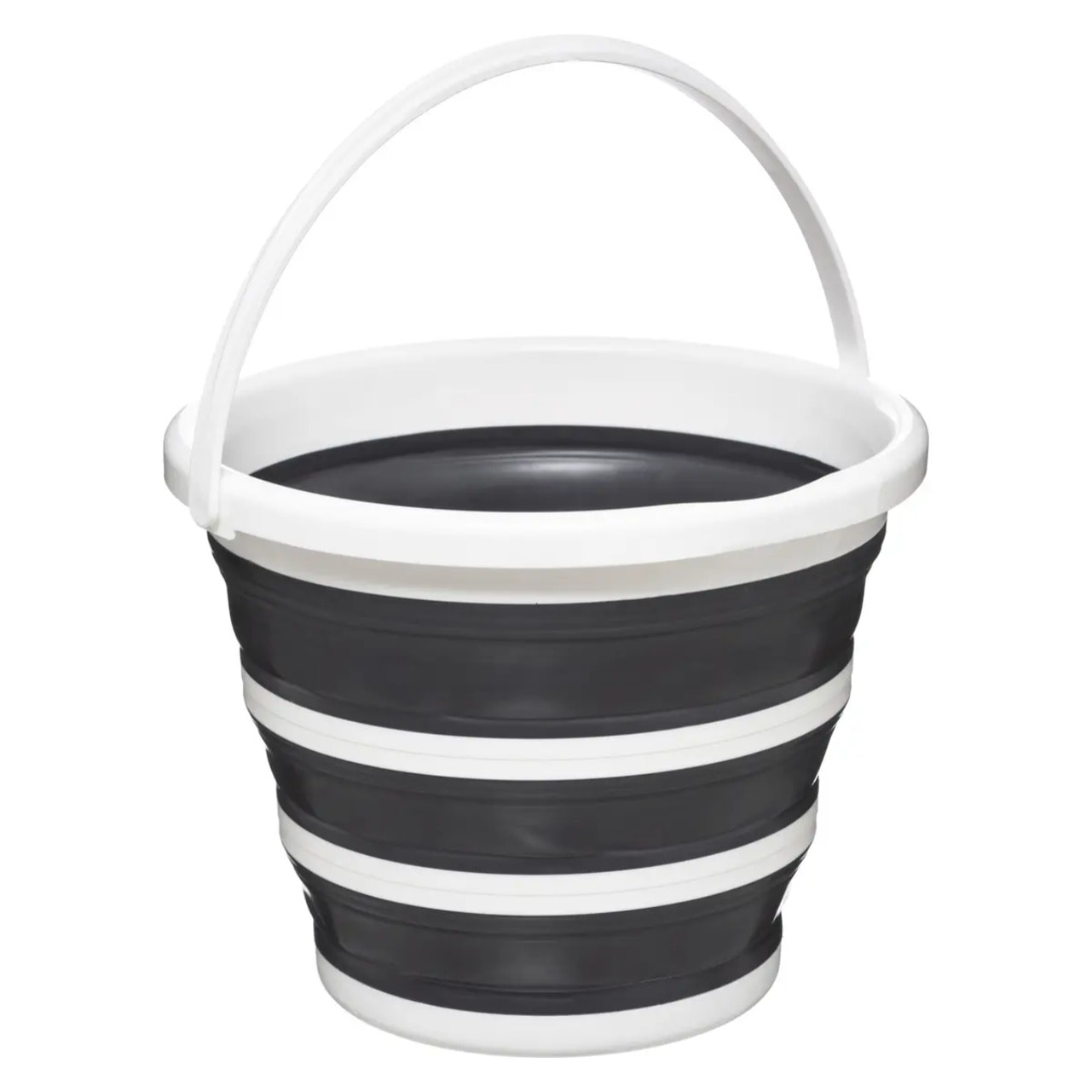 Seau pliable 10L blanc gris
