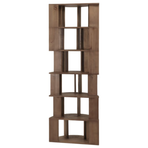 ROMY - Bibliothèque artistique en bois de mindi